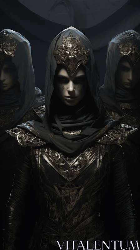 Enigmatic Portraits in Unreal Engine Style