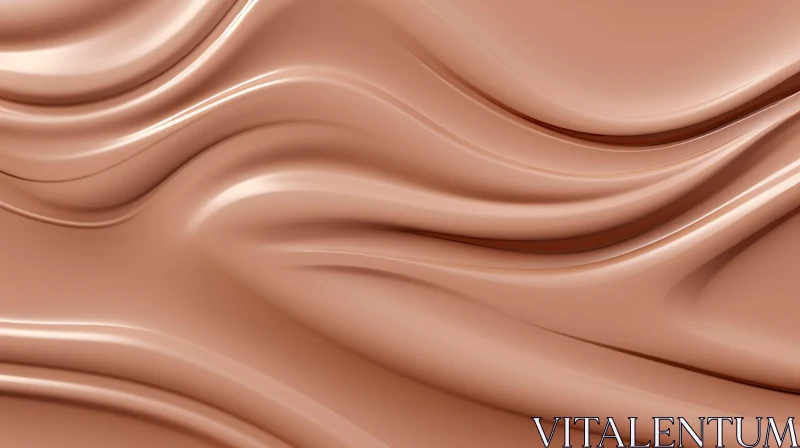 Smooth Liquid Foundation in Light Beige | Dreamy Texture AI Image