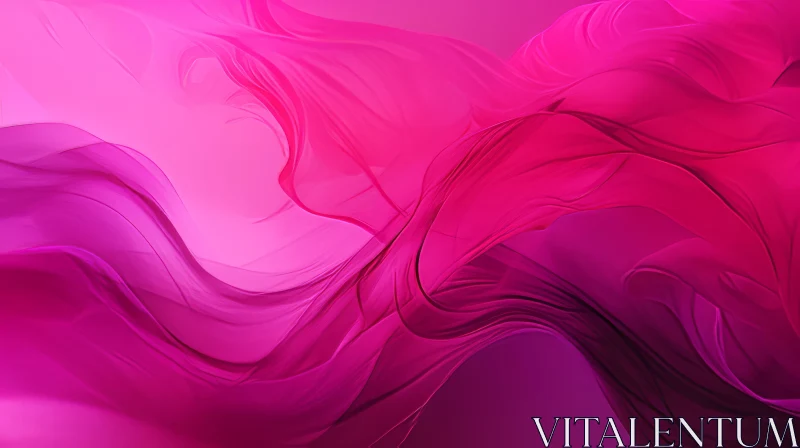 Pink and Purple Abstract Painting - Ethereal Beauty and Movement AI Image