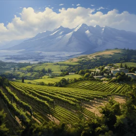 Breathtaking Mountain Landscape with Majestic Ports | Realistic Art