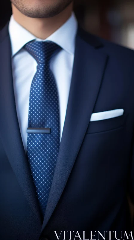 Professional Business Suit Attire for Men AI Image