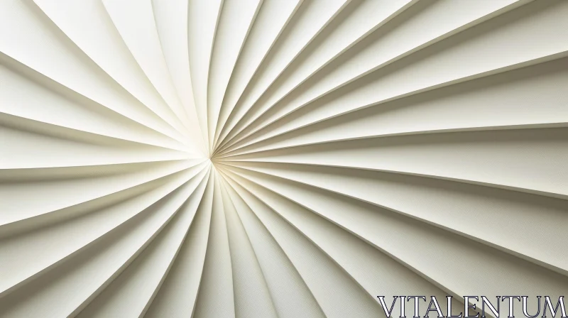 White Radial Gradient Sunburst Pattern Background AI Image