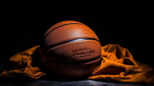 Brown Basketball on Orange T-shirt | NCAA Final Four Image