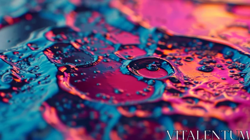 Colorful Liquid Swirls - Abstract Art AI Image