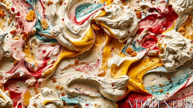 Delicious Variety of Ice Cream Flavors | Close-up Image AI Image