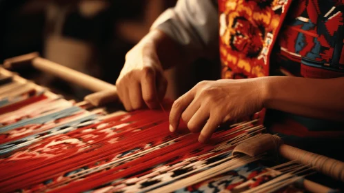Meticulous Weaving of Red and White Cloth | Consumer Culture Critique