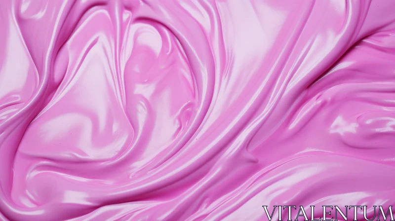 Pink Liquid Swirl - Abstract Art Background AI Image