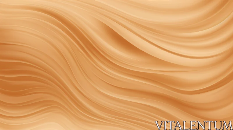 Brown Gradient Wavy Pattern for Design Projects AI Image