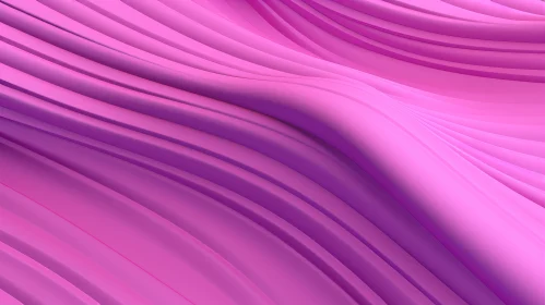 Wavy Surface 3D Rendering in Pink and Purple