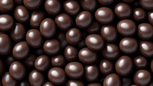 Delicious and Tempting Chocolate Balls - Close-Up Image