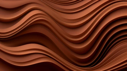 3D Wavy Surface - Abstract Metal Texture Design