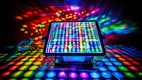 Colorful Disco Ball and Lights Photo