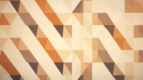 Brown and Beige Triangles Geometric Background