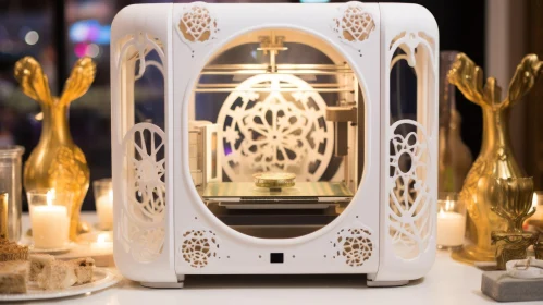 Elegantly Printed Object - 3D Printer Artwork