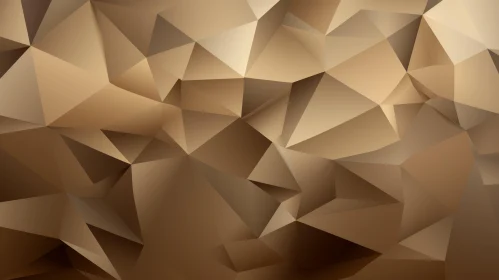 Mesmerizing Abstract Polygonal Low Poly 3D Rendering
