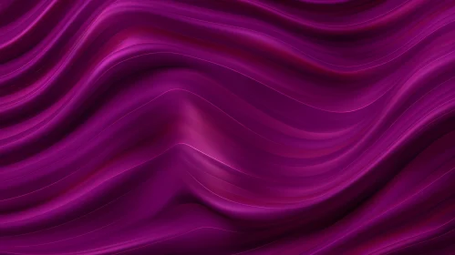 Elegant 3D Rendering of Wavy Surface in Purple Tones