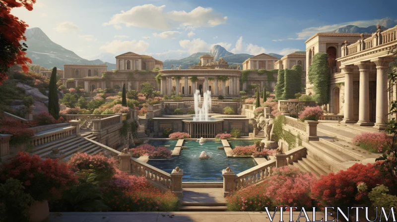 AI ART Phoenician Art Mansion in Assassin's Creed - Mythology-Inspired Architecture