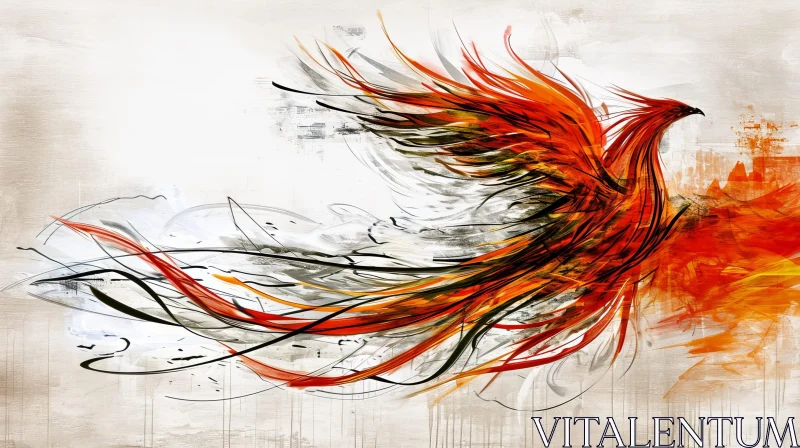 Majestic Phoenix of Hope and Renewal AI Image