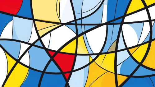 Colorful Geometric Abstract Painting | Joyful Artwork