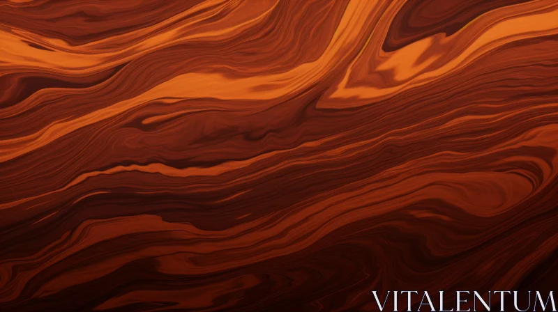 Dark Reddish-Brown Wood Grain Texture - Background Pattern AI Image