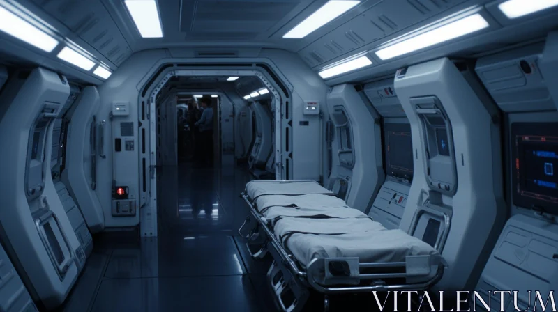 Futuristic Medical Bay - Sci-Fi Room Design AI Image