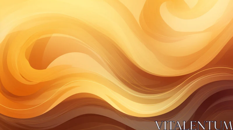 Dynamic Colorful Abstract Wavy Pattern Background AI Image