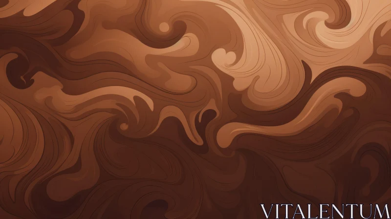 Brown Marble Texture | Luxury Elegance Background AI Image