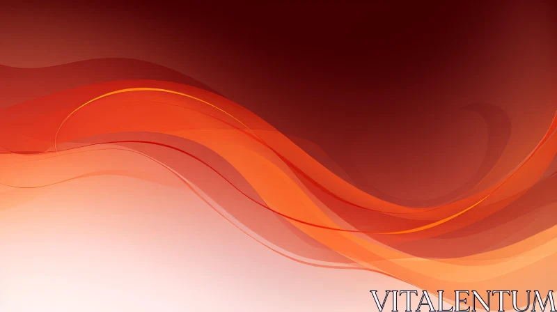 Abstract Red Orange White Background | Vector Illustration AI Image