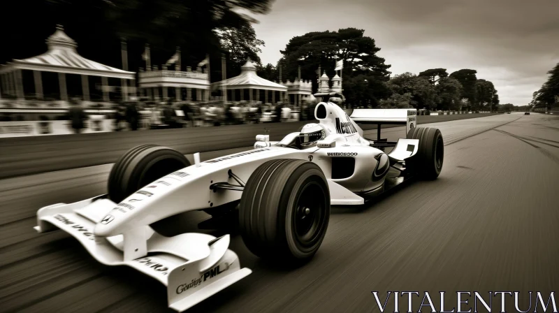 High-Speed Formula 1 Racing Action AI Image
