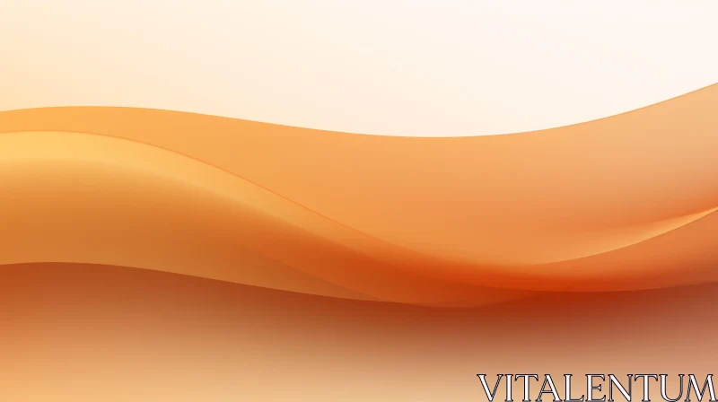 Orange and Yellow Gradient Abstract Background AI Image