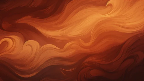 Orange Waves Abstract Background for Design Projects