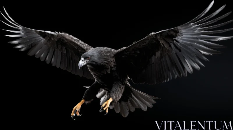 Bald Eagle Flight Photography AI Image