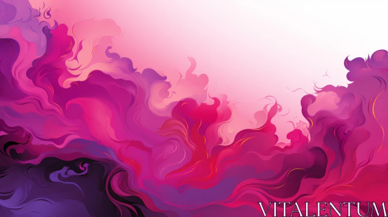 Colorful Smoke Abstract Background for a Mystical Vibe AI Image