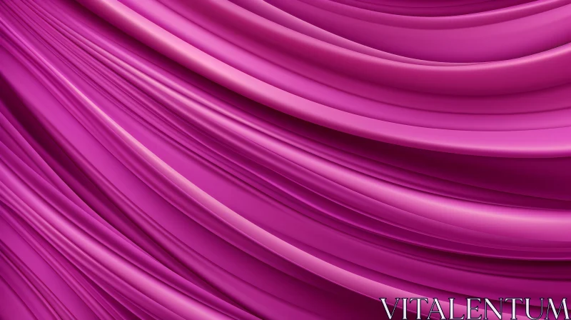 Pink Silk Curtain 3D Rendering | Shiny Texture Background AI Image