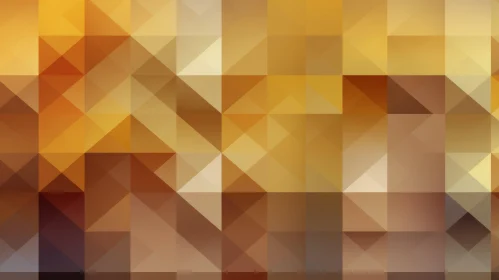 Golden Polygonal Background - Dynamic Energy Patterns