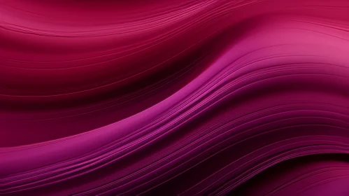 Luminous 3D Wavy Surface | Deep Purple & Pink | Luxurious Design Element