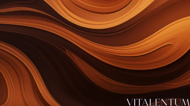 Smooth Gradient Abstract Background with Concentric Waves AI Image