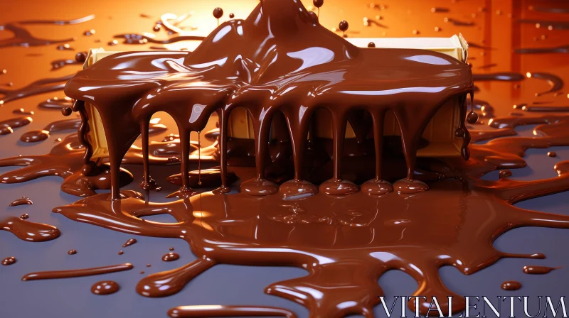 Delicious Chocolate Box 3D Rendering AI Image