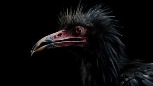 Prehistoric Bird Portrait | Detailed Feathers