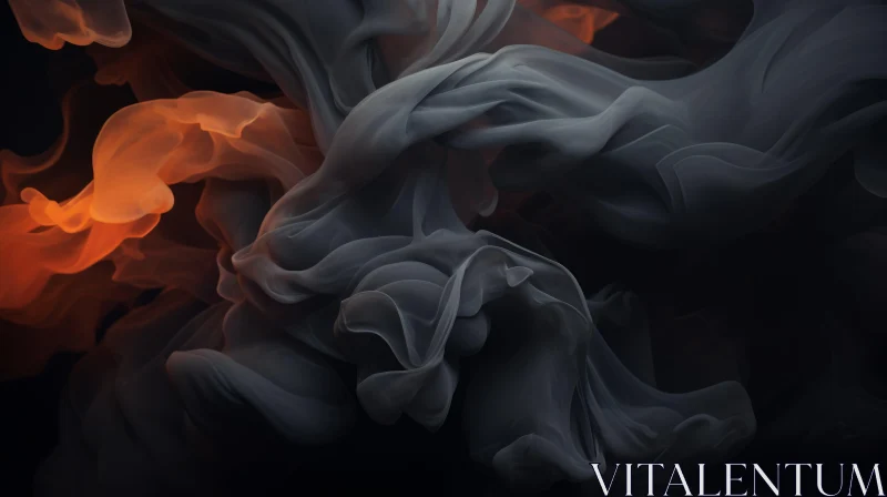 Dark Abstract Fluid Texture Background AI Image