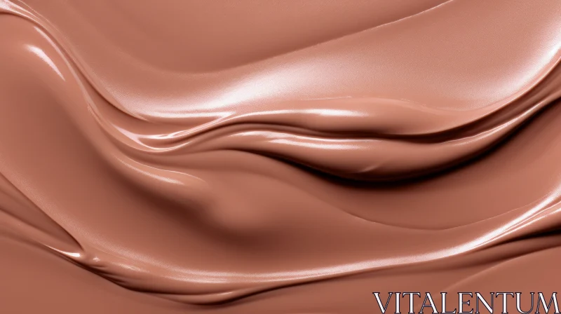 Smooth Beige Liquid Foundation | Velvety Texture | Glossy Finish AI Image