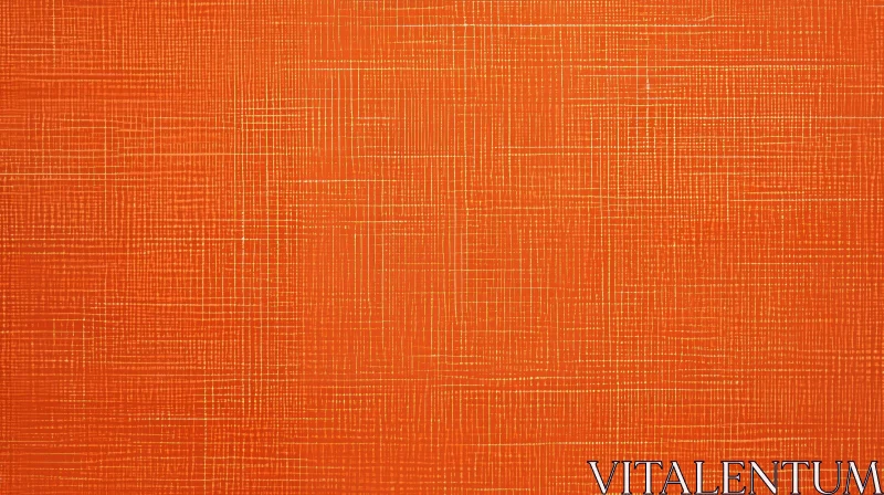 Orange Geometric Woven Fabric Texture AI Image