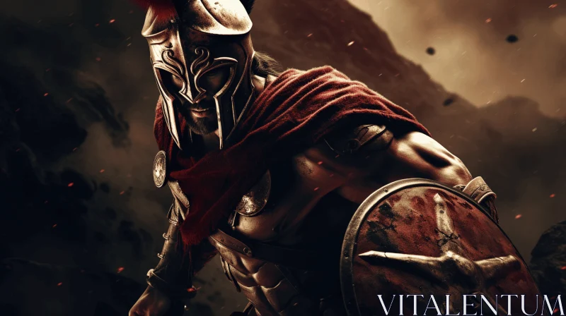 Spartan Warrior Art - Powerful and Striking Image AI Image