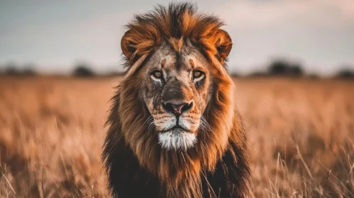 Majestic Lion Portrait - Wildlife Photography
