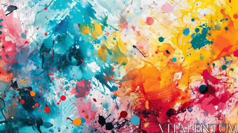 Colorful Abstract Art Painting AI Image