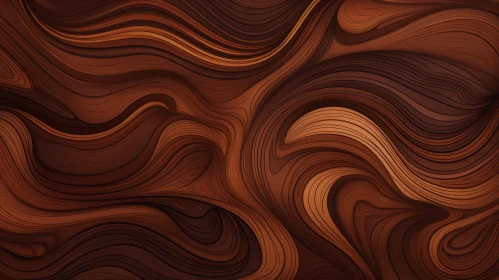 Dark Brown Wood Grain Texture for Design Projects