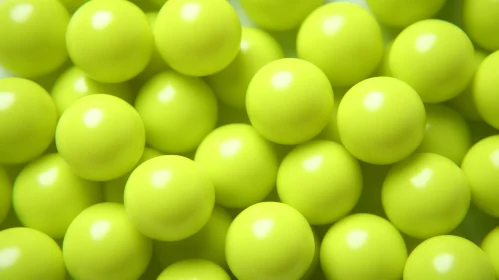 Glossy Balls: A Close-Up of Small, Shiny Spheres