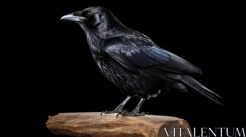 Majestic Raven Photography AI Image