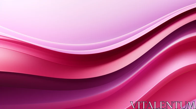 Pink and Purple Abstract Waves Background AI Image