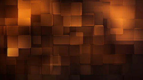 Brown Abstract Background with Squares | Soft Lighting